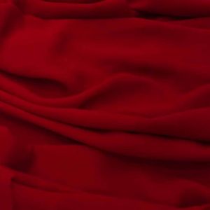 Red 60 gms Pure Georgette Fabric 44 Inches Width (Dyeable)