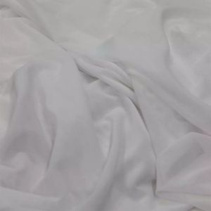 White Net Lycra / Power Net Fabric (Dyeable) 54 Inches Width