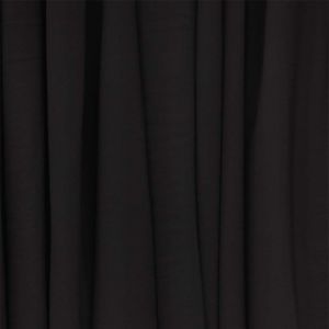 Black Artificial / Polyester Georgette Fabric