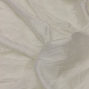 White Cotton Satin Fabric (Dyeable)