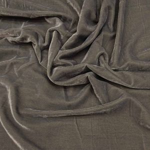 Grey Micro Velvet 9000 Fabric