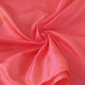 Peachish Pink Pure Silk Fabric