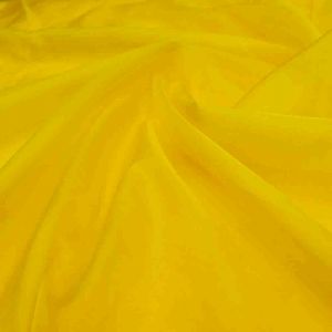 Yellow Viscose Organza Fabric