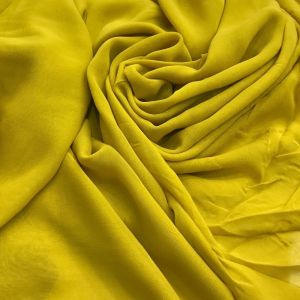 Mustard Yellow Viscose Georgette Fabric