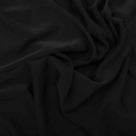 Black Imported Crepe Fabric 60 Inches Width | Saroj Fabrics