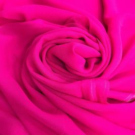Rani Pink Viscose Georgette Fabric | Saroj Fabrics