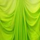 Lime Green Light to Dark 2 Colour Shaded on Pure Satin Georgette Fabric