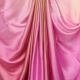 English Pink 4 Colour Shaded on Pure Satin Georgette Fabric