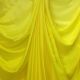 Bright Yellow Light to Dark 2 Colour Shaded on Pure Satin Georgette Fabric