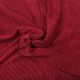 Maroon Pleated Velvet Fabric 60 Inches Width