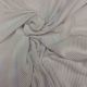 White Pleated Velvet Fabric 60 Inches Width