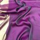 Wine Two Tone Shimmer Barfi Satin Fabric With Border