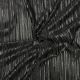 Black Foil Prints Pleated Satin Fabric 58 Inches Width
