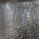 Black Lycra Stretch Fabric with Beige Sequins Embroidery