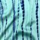 Blue Tie Dye Shibori Cotton Satin Fabric