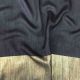  Black Nysa Silk Fabric with Shimmer Border 