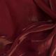 Maroon Shimmer Glass Tissue Fabric  