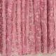 English Pink Net with English Pink Thread Jaal Embroidery Fabric