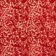 Tomato Red Velvet Brasso Fabric with All Over Design