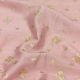 English Pink Chanderi Fabric with Sequins Geometric Motifs Embroidery