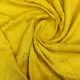 Yellow Dupion Silk Fabric with Mirror Embroidery