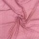 Dusty Pink Dola Silk Fabric with Floral Self Thread Embroidery