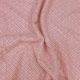 Peach Lucknowi Chikan Checks Embroidery Georgette Fabric 