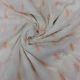 Natural Cream Mulmul Cotton Floral Embroidery Fabric (Dyeable)