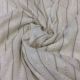 Natural Cream Mulmul Cotton Stripes Embroidery Fabric (Dyeable)