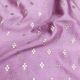 Onion Pink Pure Chanderi Silk Fabric Floral Motifs Embroidery