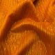 Orange Organza Fabric Stripes Sequence Embroidery