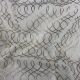 White Kora Cotton Fabric Geometric Gota Embroidery (Dyeable)