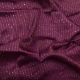 Wine Matty Georgette Fabric Shimmer with Stripes Thread Embroidery
