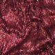 Maroon Lycra Net Fabric With Stripes Sequins Embroidery