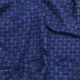 Navy Blue Lucknowi Chikan Thread Embroidery Slub Dupion Fabric