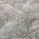 White Pure Organza Silk Fabric with Floral Embroidery (Dyeable)