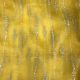 Pastel Yellow Pure Organza Silk Fabric with Stripes Embroidery