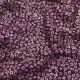 Purple Slub Dupion Fabric Floral Sequence Embroidery 