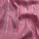 Light Pink Georgette Fabric With Stripes Thread Embroidery