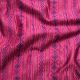 Pink Chanderi Moonga Silk Fabric With Geometric Thread Embroidery