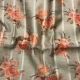 Light Brown Pure Moonga Silk Fabric With Floral Digital Print Embroidery