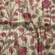 Beige Pure Moonga Silk Fabric With Floral Digital Print Embroidery