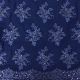 Navy Blue Motifs Sequins Embroidery Georgette Fabric 50 Inches Width