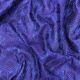 Navy Blue Thread Embroidery Pure Raw Silk Fabric