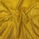 Yellow Pure Tussar Moonga Silk Fabric With Thread Embroidery 