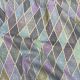 Mauve Moonga Silk Fabric With Geometric Thread Embroidery