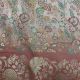  Light Peach Georgette Fabric Floral Print Zari Embroidery With Border 
