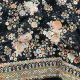  Black Georgette Fabric Sequins Embroidery With Border 