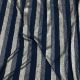  Navy Blue Crush Pleated Lurex Satin Fabric 54 Inches Width 
