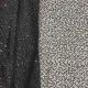 Black Sequins Embroidery Net Fabric with 60 Inches Width 